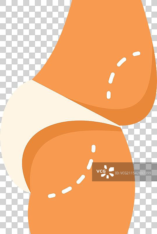 女性身体形状接受整形手术图片素材