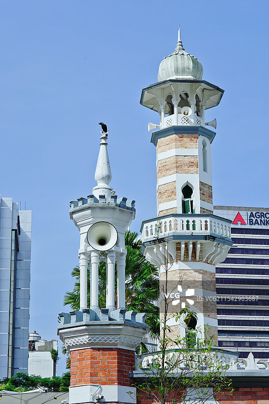 吉隆坡，占美清真寺Masjid Jamek图片素材