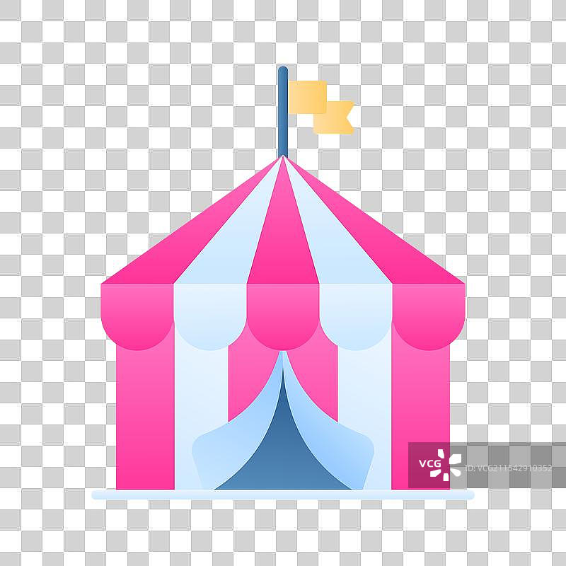 查看这个设计精美的马戏团图标图片素材