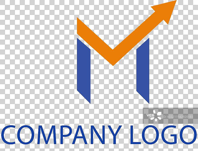 字母M奢华营销标志图片素材