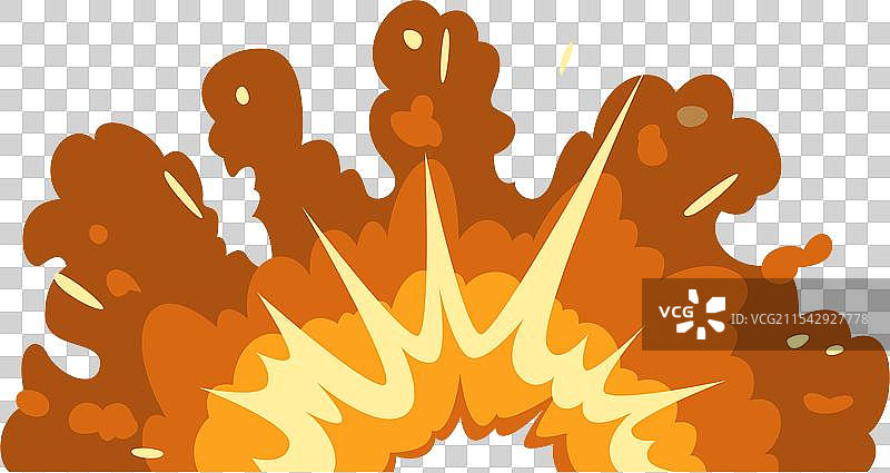 卡通爆炸效果火焰溅射图标图片素材