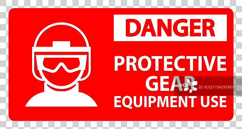 危险安全或防护装备和设备的使用图片素材
