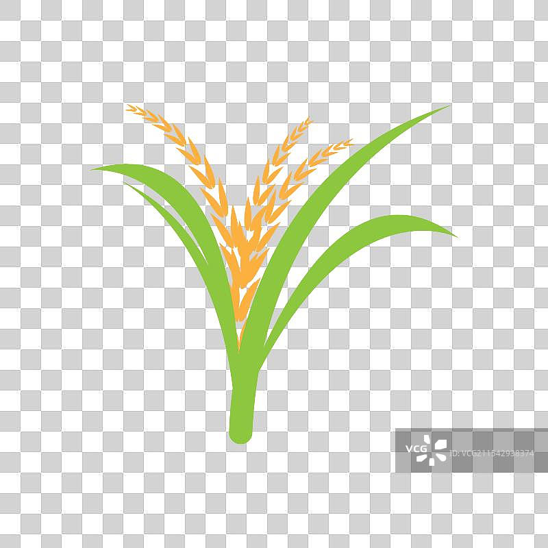 米饭标志设计图片素材