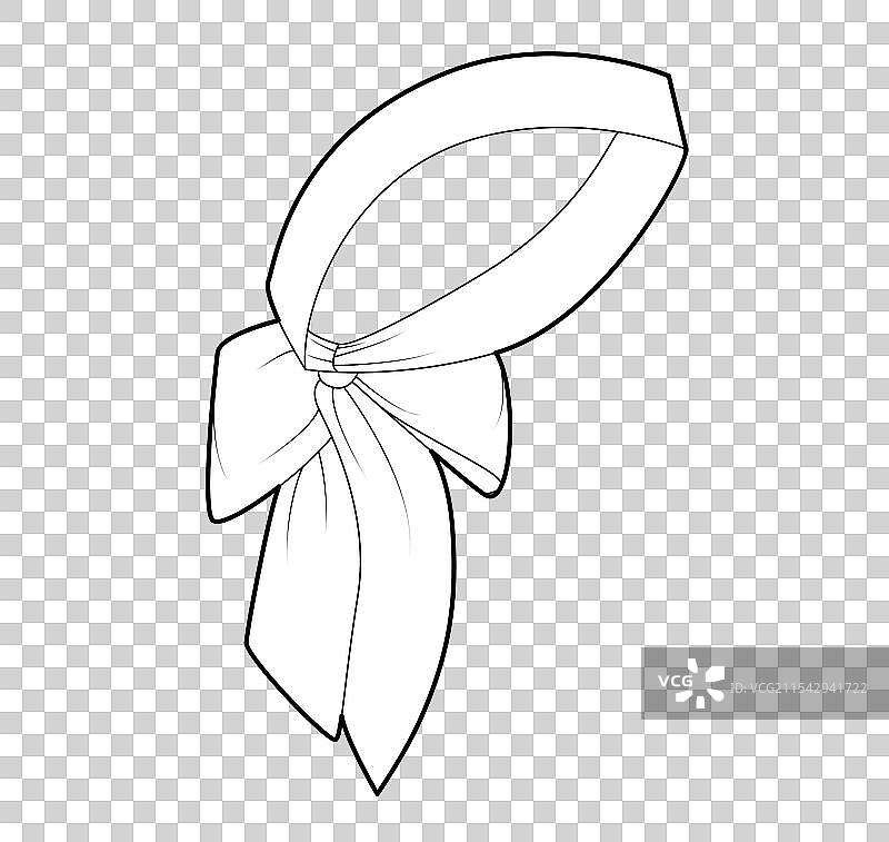 围巾 领带 头巾 发带 夏季 头部 时尚图片素材