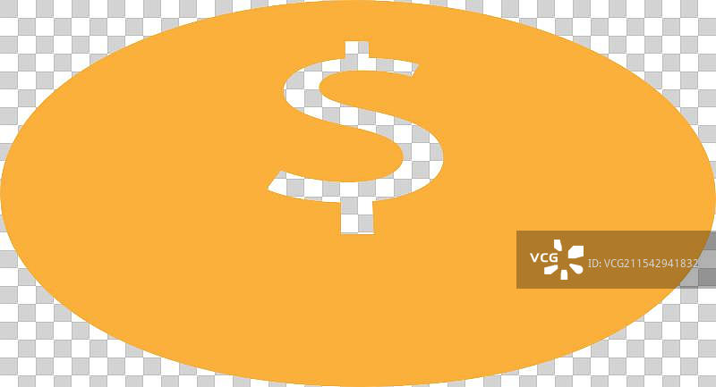 硬币图标标志设计模板，独立展示图片素材