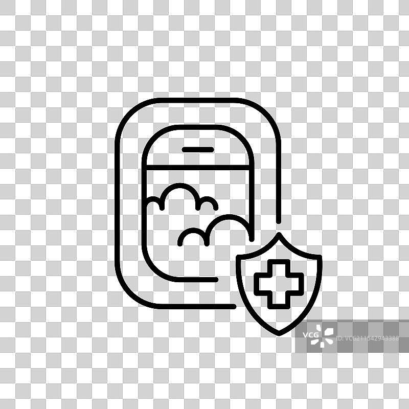 飞机窗户与云彩和盾牌图片素材