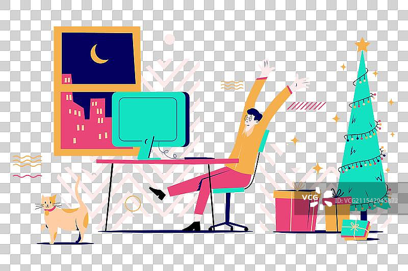 加班工作图片素材