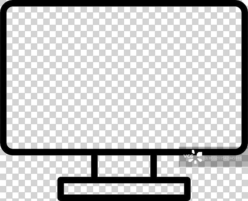 电视图标标志设计模板，孤立展示图片素材