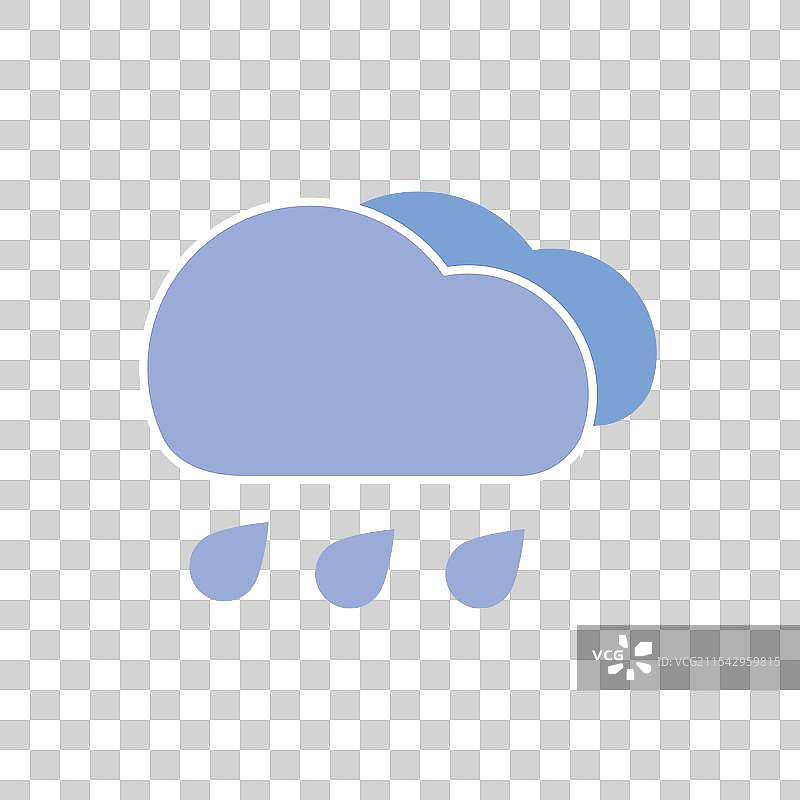 雨图标 云朵 符号 风暴 天气标志图片素材