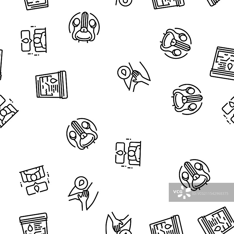 泌尿科前列腺尿液肾脏无缝图案图片素材