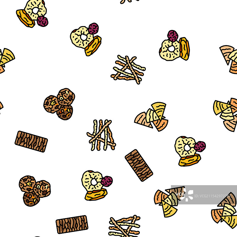 零食饮料甜食无缝图案图片素材