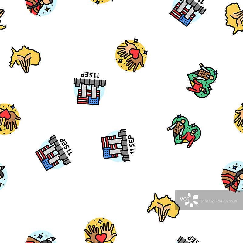 美国国庆节无缝图案图片素材