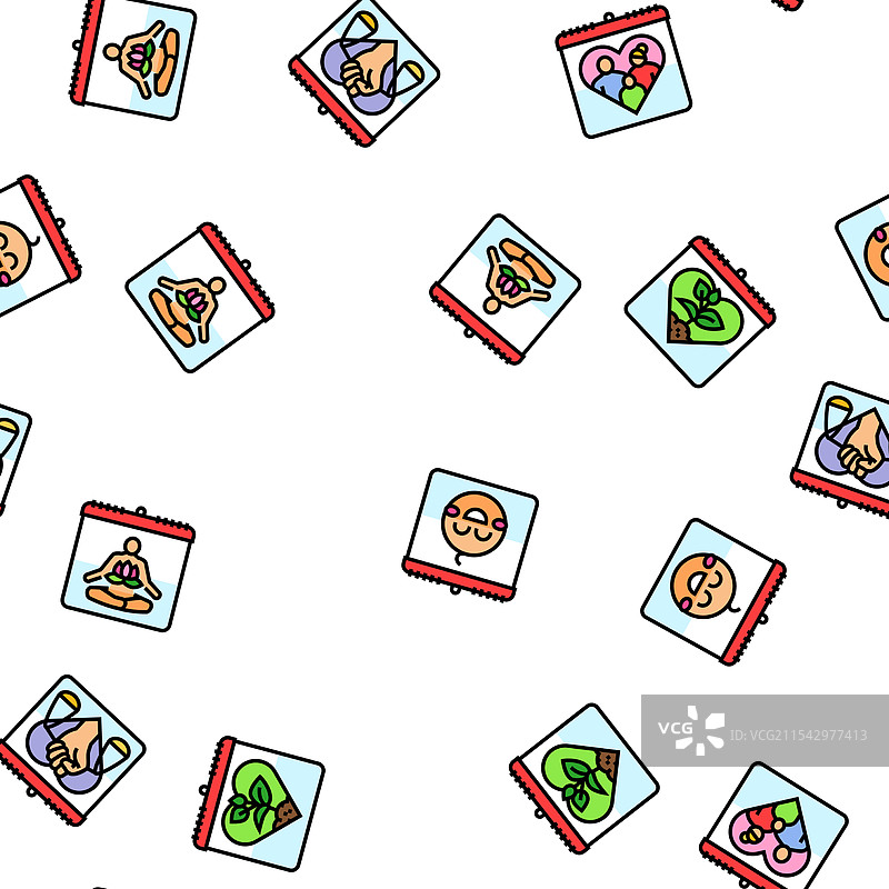 国际节日假期无缝图案图片素材