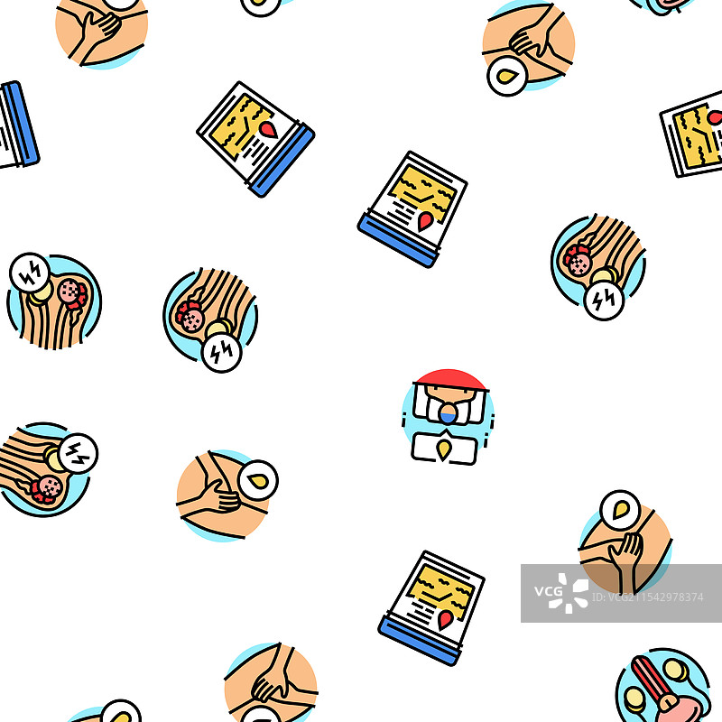 泌尿科前列腺尿液肾脏无缝图案图片素材