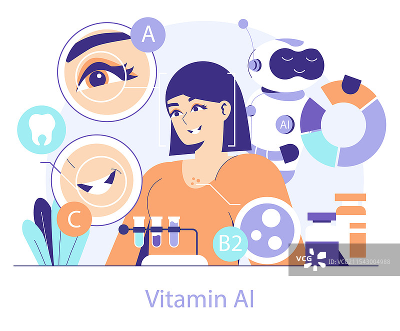健康科技平面图图片素材
