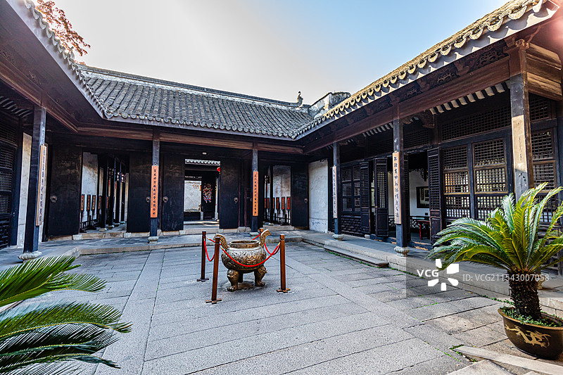 湖州，南浔古镇，小莲庄图片素材