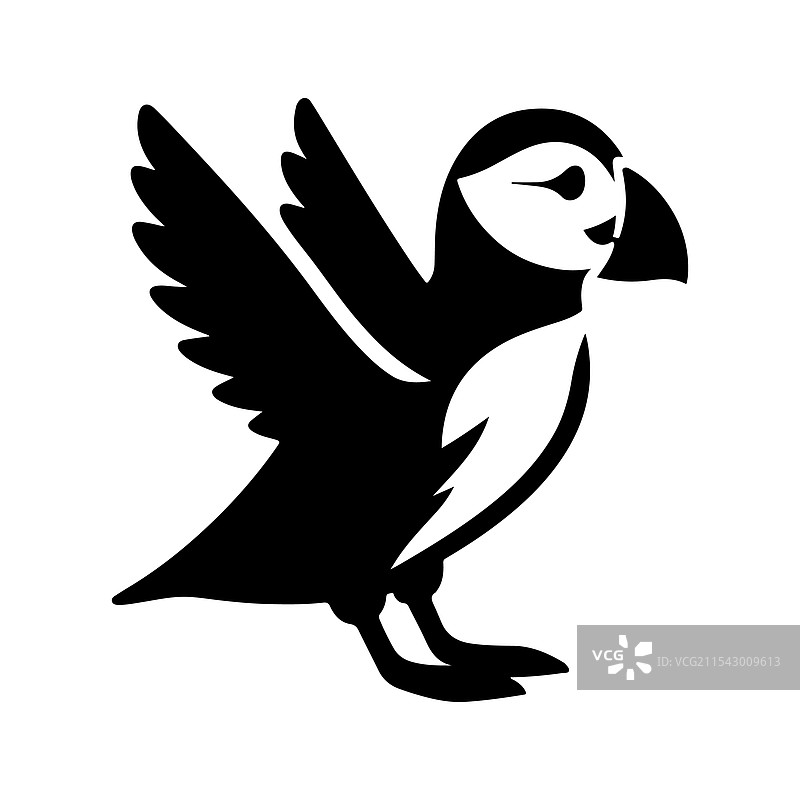 海雀剪影图片素材