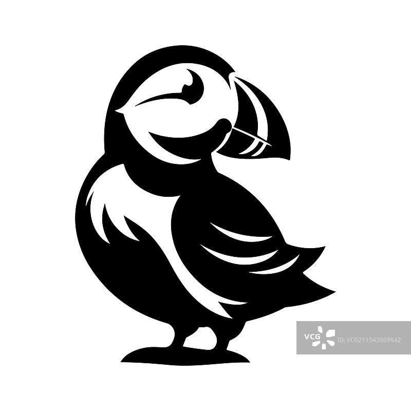 海雀剪影图片素材