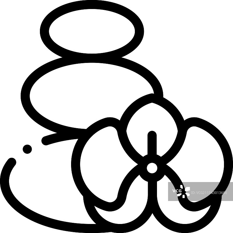 石疗图标，细线条风格设计图片素材