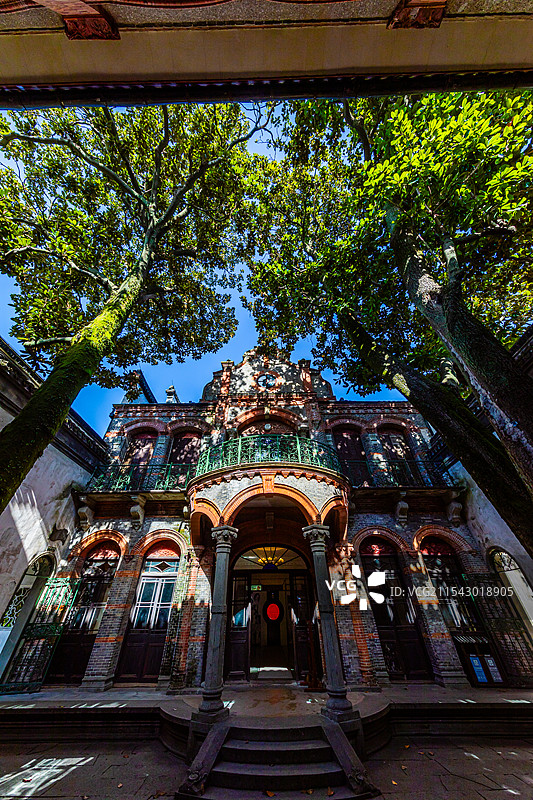 湖州，南浔古镇，张石铭旧宅图片素材