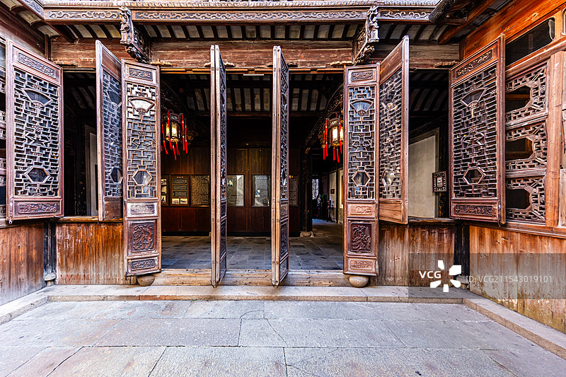 湖州，南浔古镇，张石铭旧宅图片素材