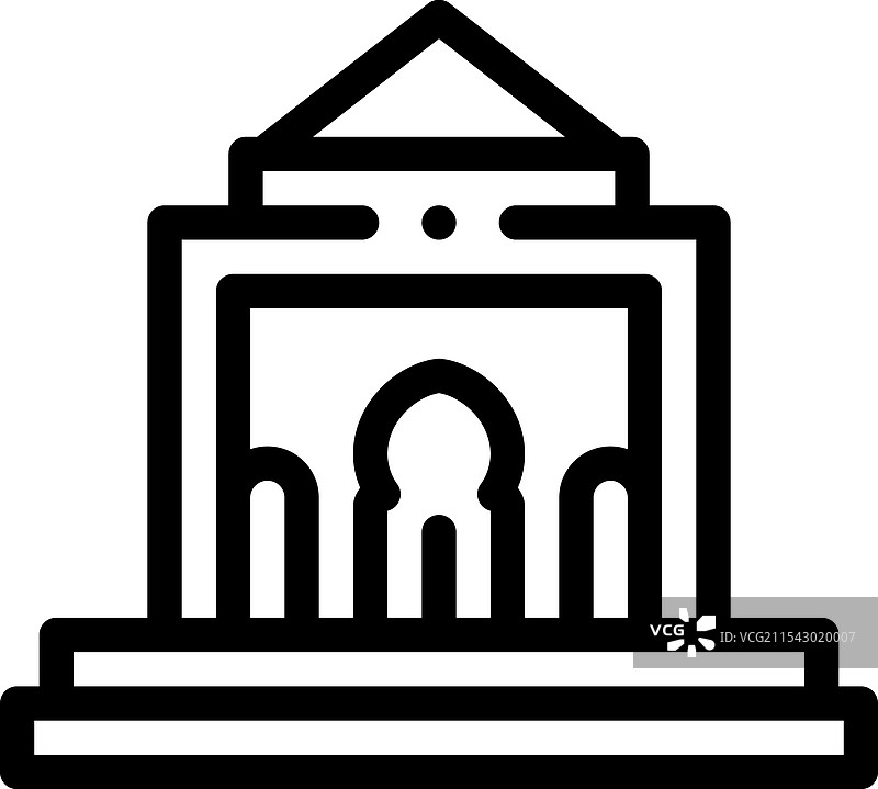 婚姻图标，细线风格设计，独立展示图片素材