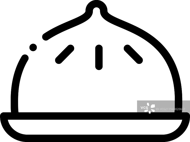 肉绞刀图标，细线条风格设计图片素材