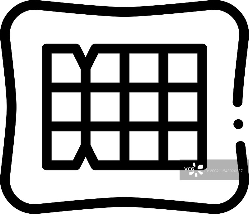 肉类图标，细线风格设计，独立于背景图片素材