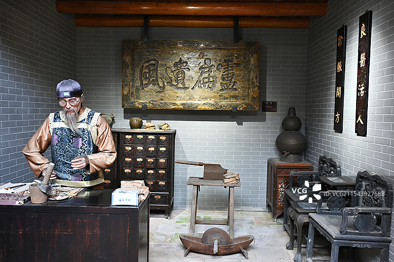 深圳客家民俗博物馆文物传统中医药材店图片素材