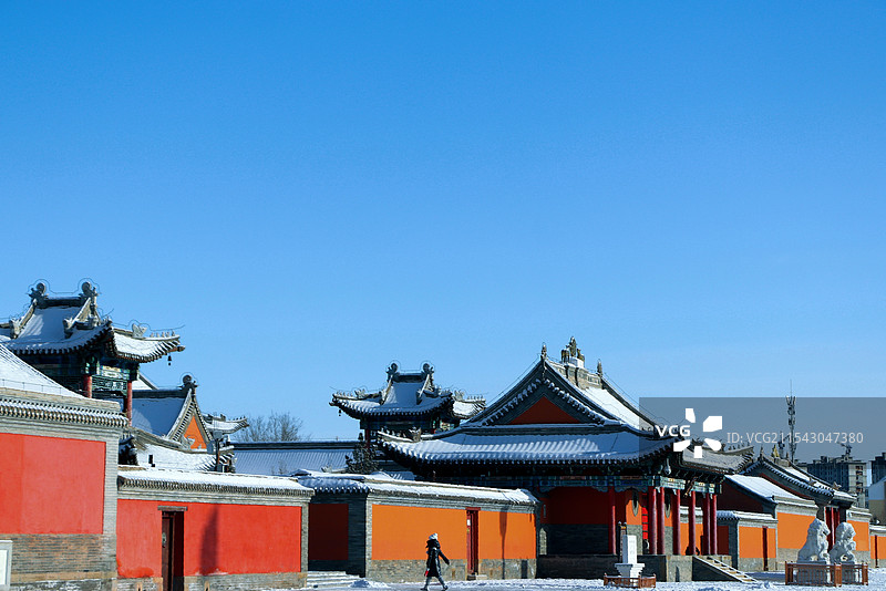 内蒙古锡林浩特贝子庙图片素材