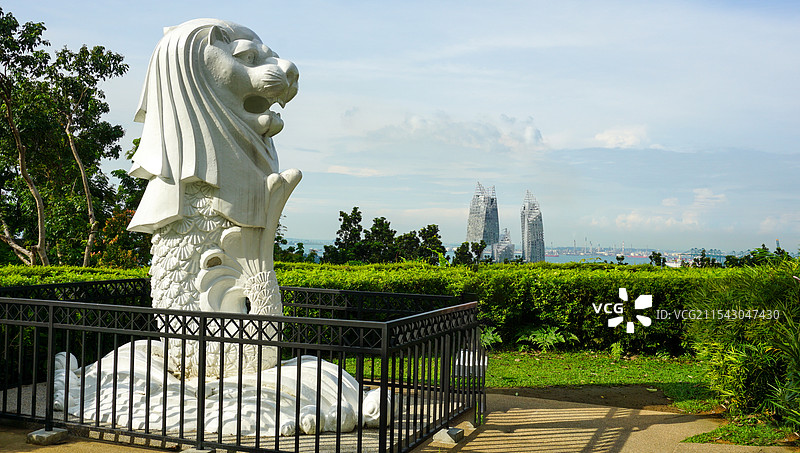 新加坡鱼尾狮图片素材