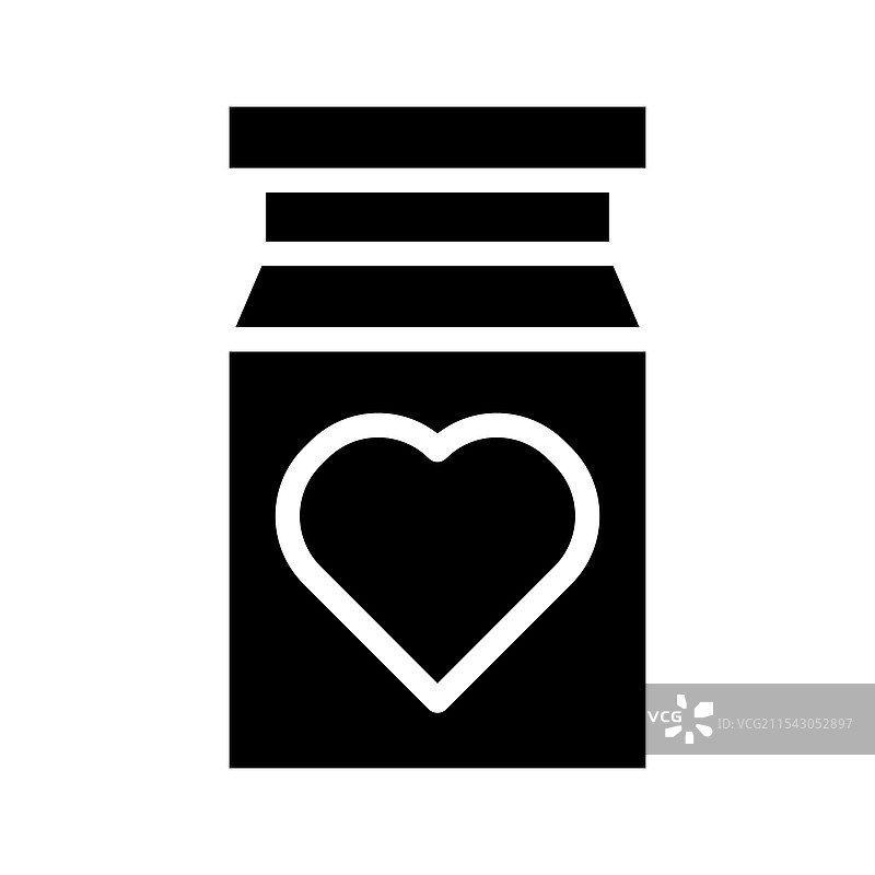 瓶中爱情药水的概念图片素材