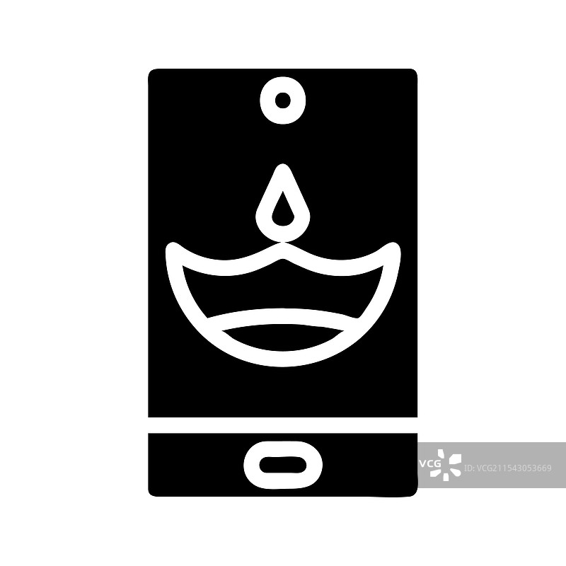 在手机上庆祝排灯节的节日活动图片素材