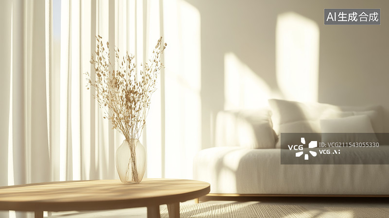 【AI数字艺术】室，客厅，沙发，光，窗户图片素材