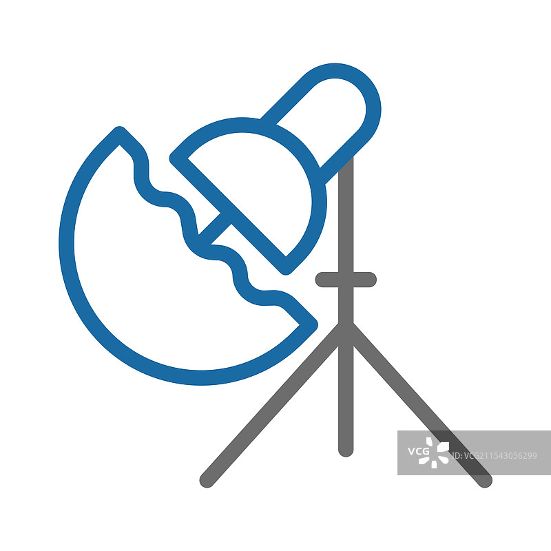 摄影拍摄的工作室灯光图标概念图片素材