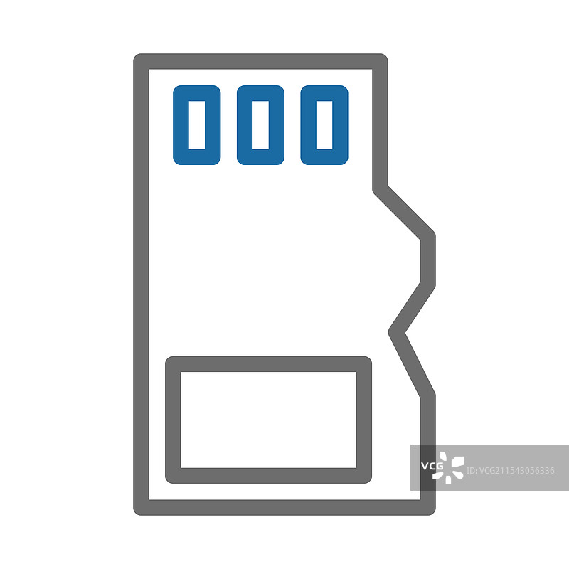 SD存储卡图标，数字存储概念图片素材