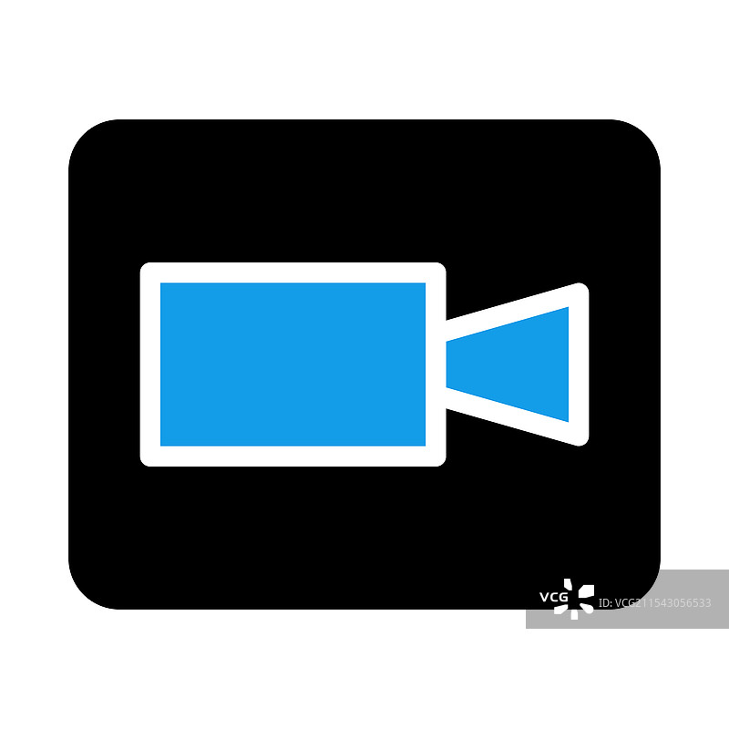 摄像机图标，录制拍摄的概念图片素材