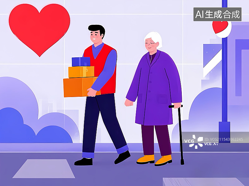 【AI数字艺术】学雷锋志愿服务活动海报图片素材
