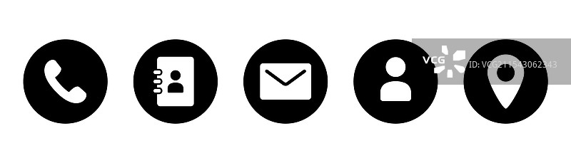 联系图标集 支持图标 联系图标图片素材