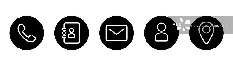 联系我我们图标集支持图标轮廓图片素材