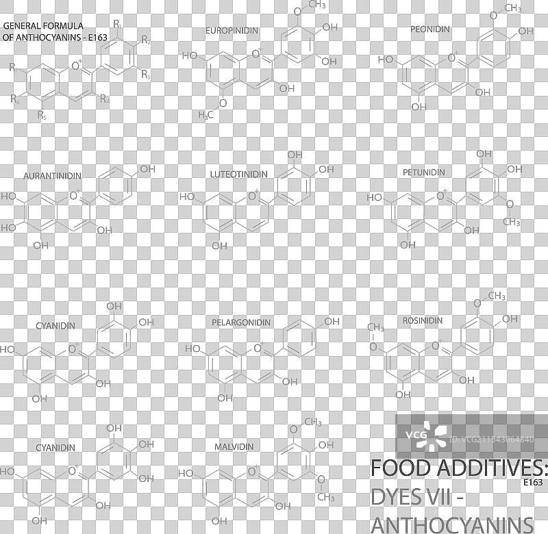 抗生素林可酰胺类的骨架化学结构式图片素材