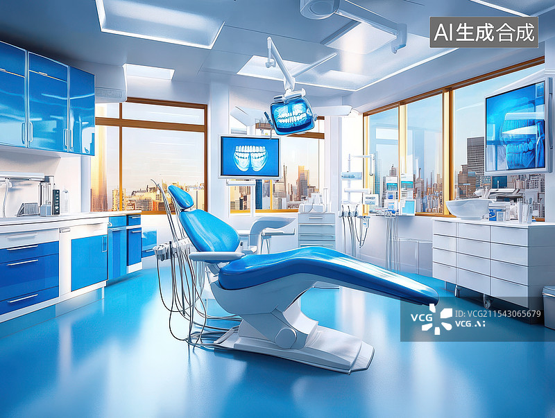 【AI数字艺术】牙科诊所牙科医院牙科诊室图片素材