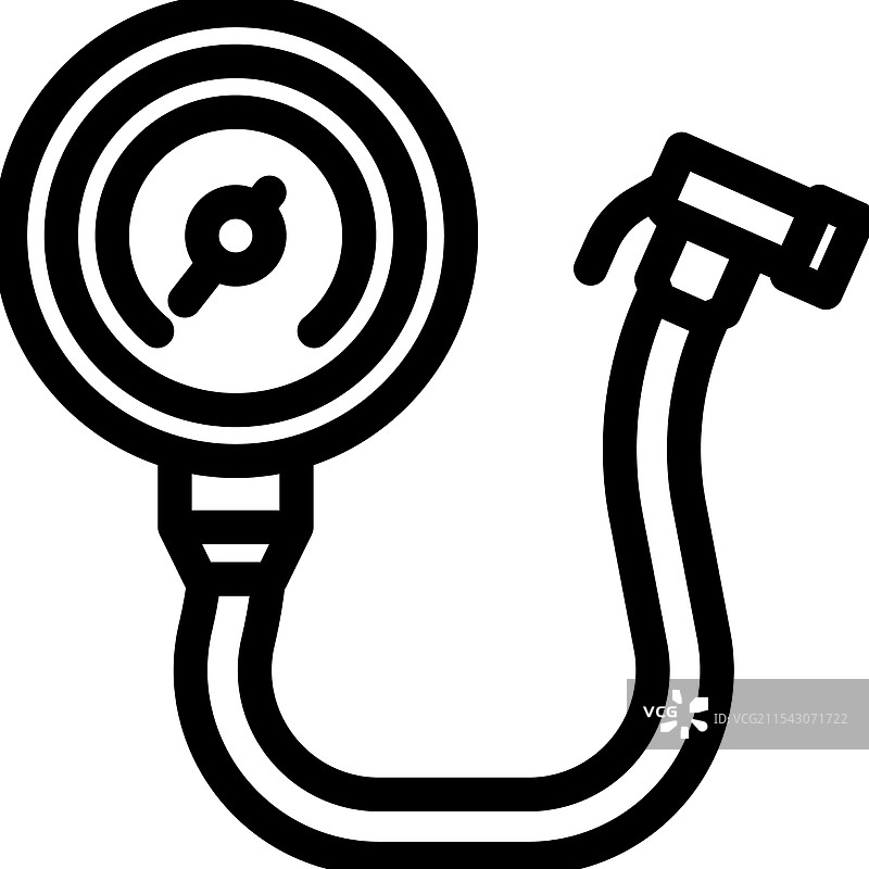 燃油压力表线条图标图片素材