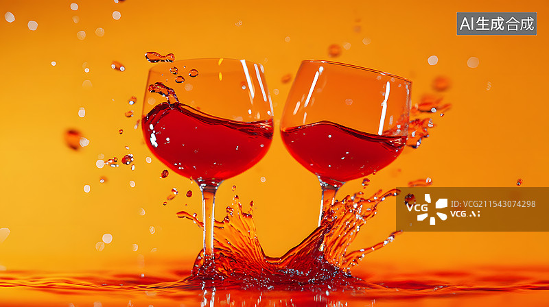 【AI数字艺术】红酒葡萄酒图片素材