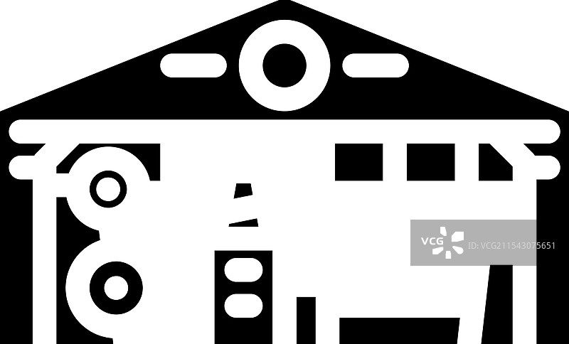 纺织厂行业图标图片素材