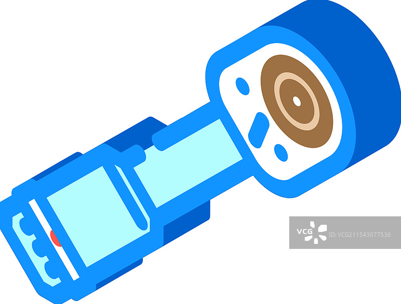扭矩扳手汽车维修工具等距图标图片素材