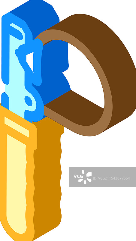 汽车维修油滤扳手等距图标图片素材