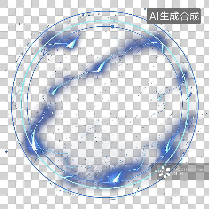 【AI数字艺术】光圈特效图片素材