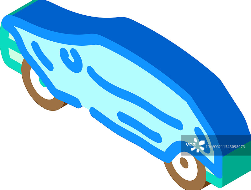 汽车罩配件等距图标图片素材