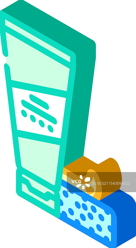 汽车护理划痕去除剂等距图标图片素材